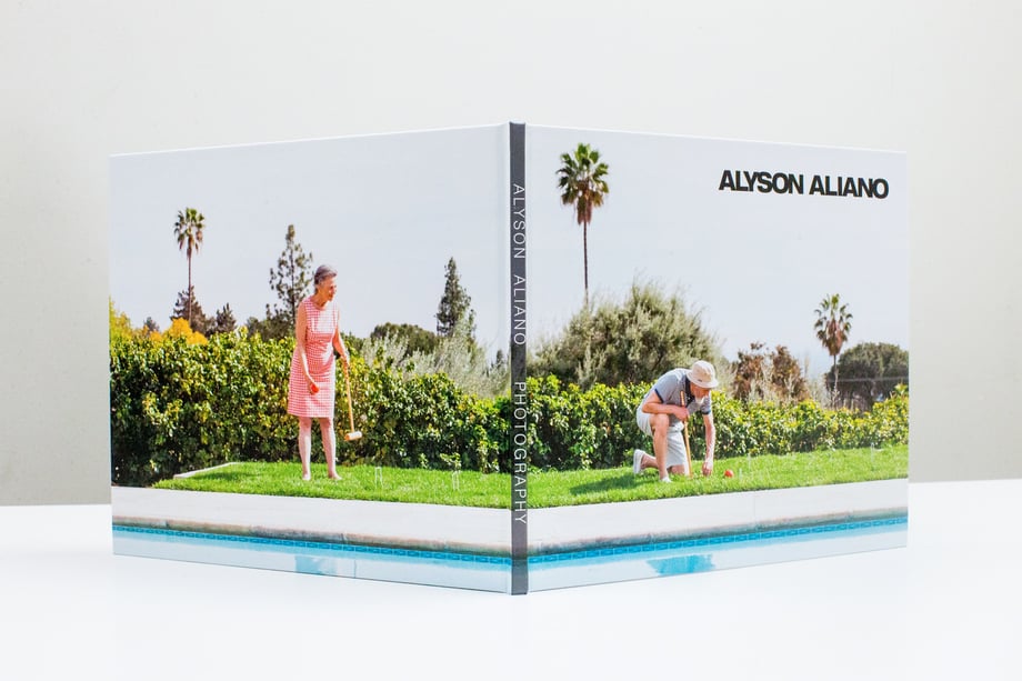 The cover of Alyson Aliano's portfolio book