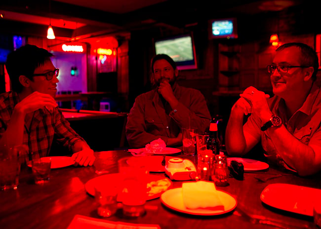 bar scene at photoshelter luminance 2012 by photographer and Wonderful Machine CEO Bill Cramer