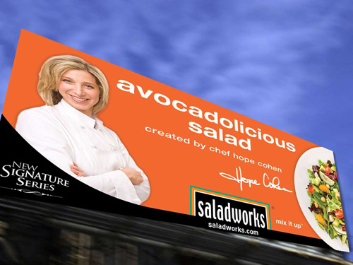Saladworks billboard shot by Bill Cramer.