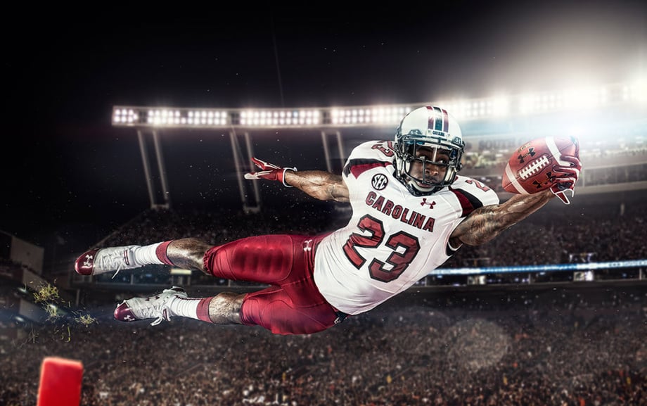 Columbia, S.C.-based commercial and advertising photographer James Quantz Jr shot a campaign for the University of South Carolina's 2013 football season.