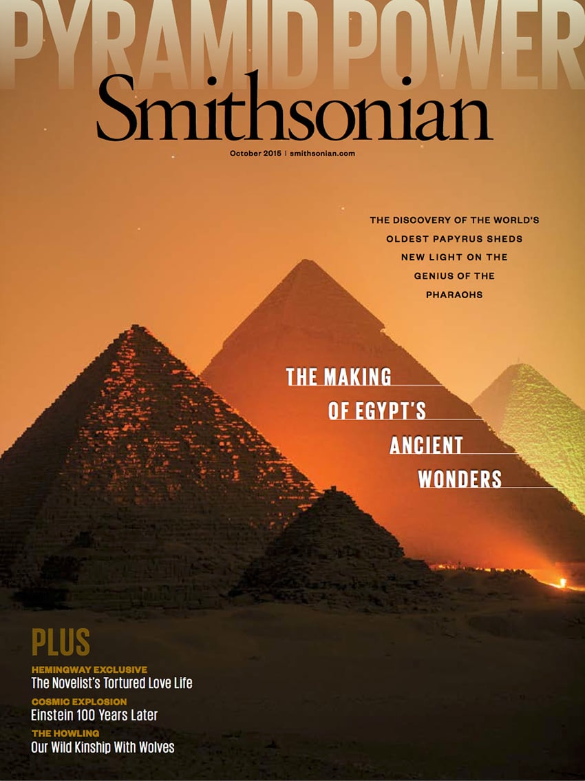 Smithsonian magazine cover with photography by david degner