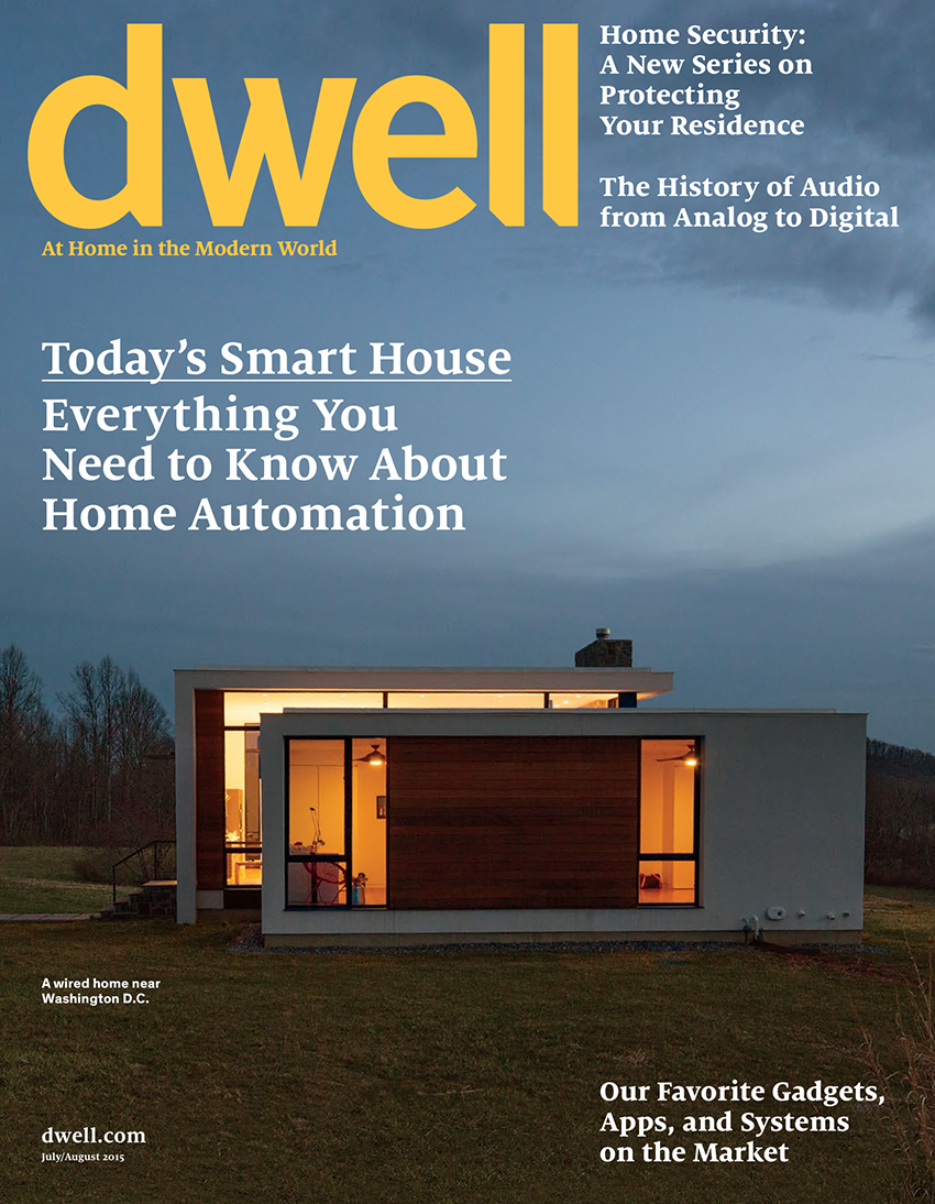Cover photo of Dwell magazine by Washington D.C.-based commercial photographer Eli Meir Kaplan