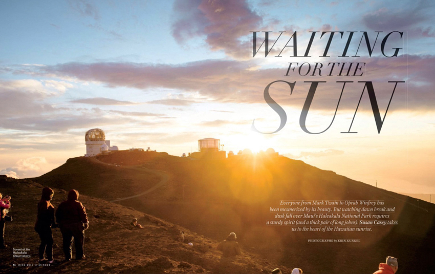 sunset magazine, erin kunkel, photographer, maui, travel, haleakala, volcano, editorial, mountains, hawaii