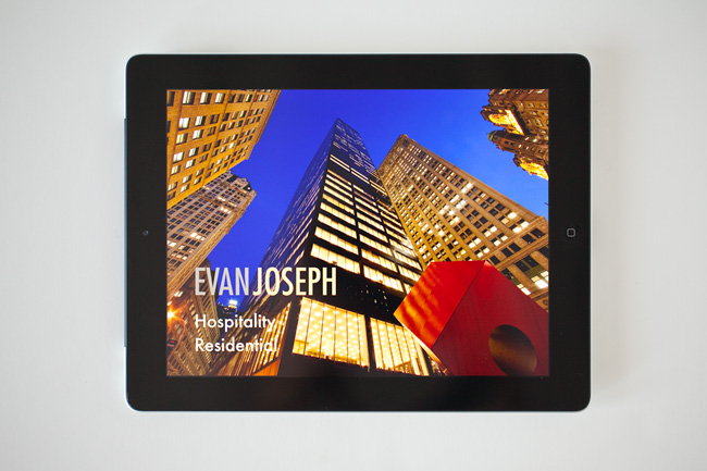 Photographer Evan Joseph iPad edit