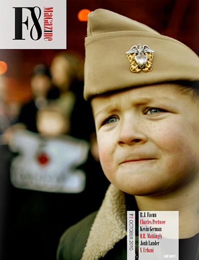 Child army solider on cover of magazine F8 by photographer Rich-Joseph Facun