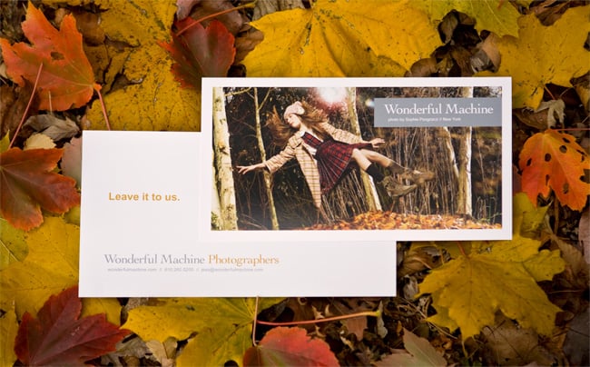 Sophie Pangrazzi seasonal fall forest postcard