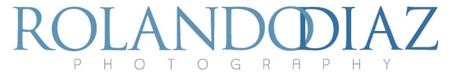 Rolando Diaz new logo, in a blue/gray palette