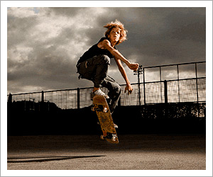 Isabel Pinto's image of a skateboarder in action