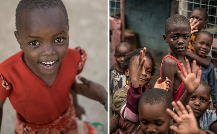 Photographs of children in Kenya photographed by John David Pittman