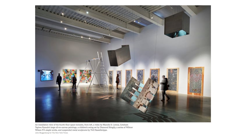 New Museum article photo by John Muggenborg for New York Times