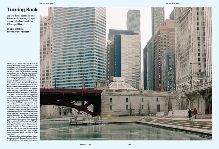 Chicago landscape by Lucy Hewett for Surface Magazine