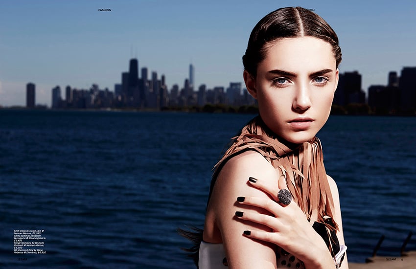 Tearsheet from Chicago-based commercial fashion and editorial photographer Luke Schneider. 