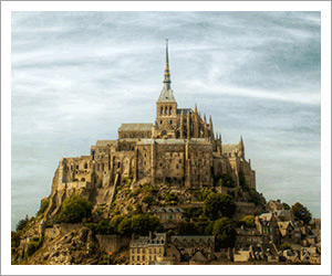 Imag of Mont Saint-Michel in France by Merek Davis