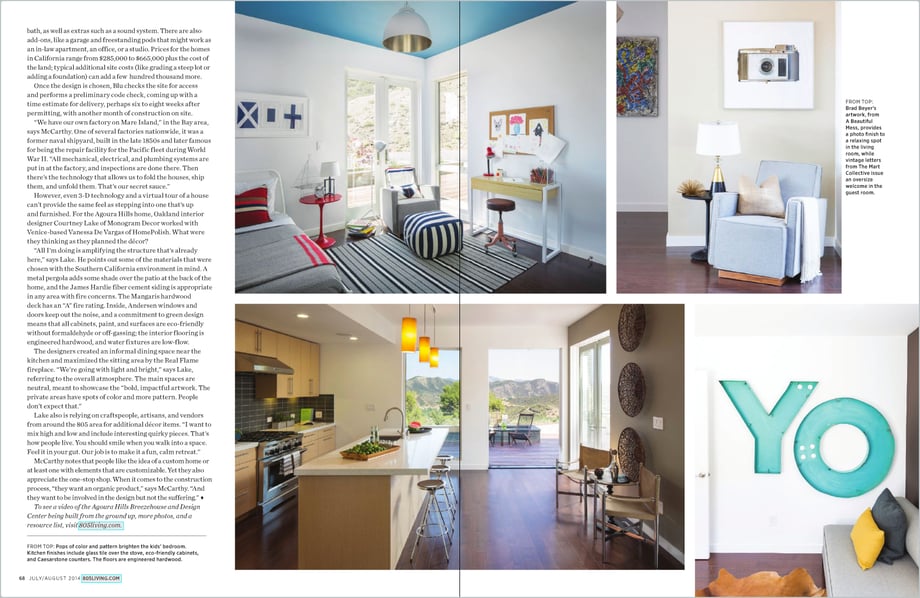 Tearsheets from Los Angeles-based architectural photographer, Michael Kelley.