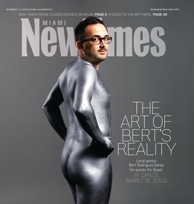 Artist Bert Rodriguez in Silver shot by Cleveland-based photographer Michael McElroy