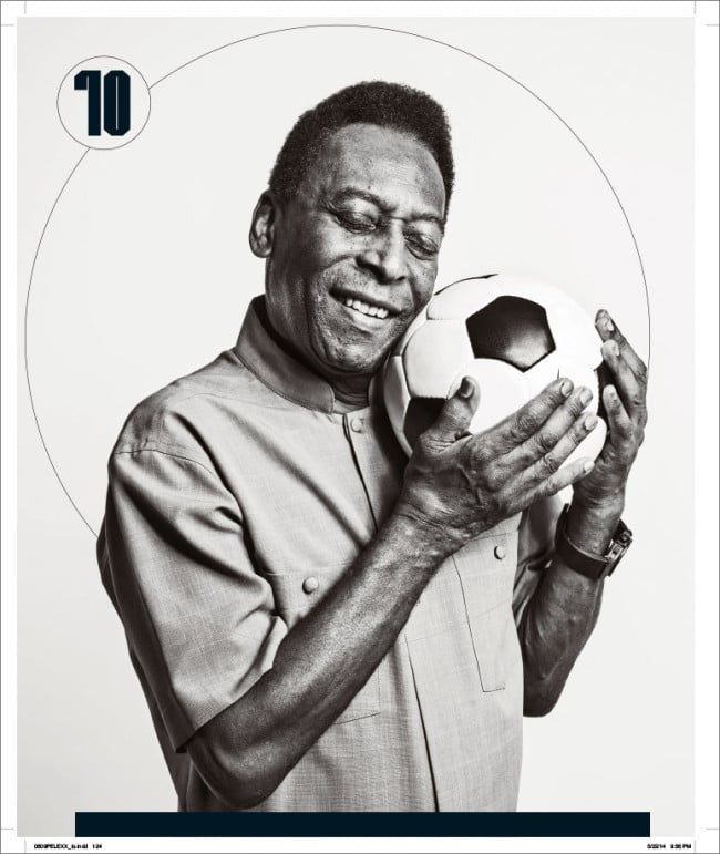 São Paolo, Brazil-based photographer and director Luiz Maximiano was hired by ESPN to shoot soccer superstar Pelé.