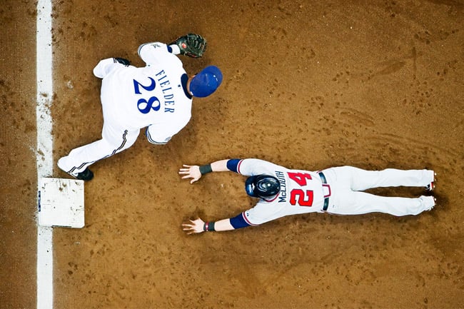 Baseball Game shot by Atlanta-based conceptual photographer Pouya Dianat for the Atlanta Braves