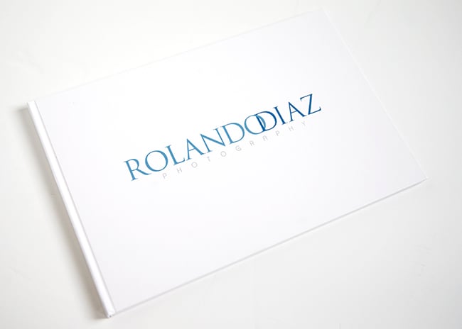 Rolando Diaz's print portfolio cover.