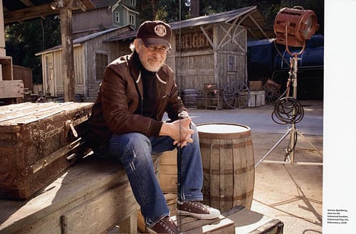 Steven Spielberg shot by Robert Gallagher.
