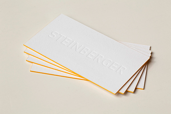 Stack of new Richard Steinberger business cards