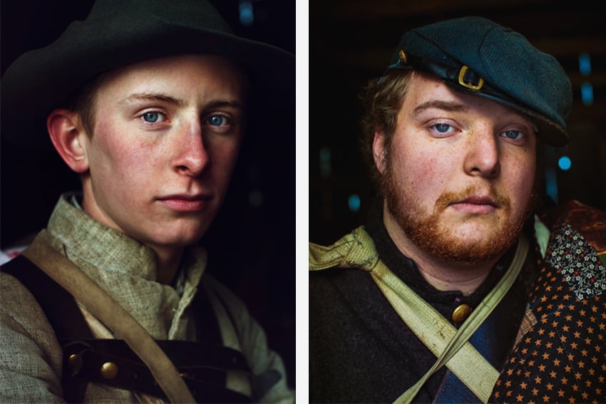Will Strawser photographs American Civil War reenactors in upstate New York