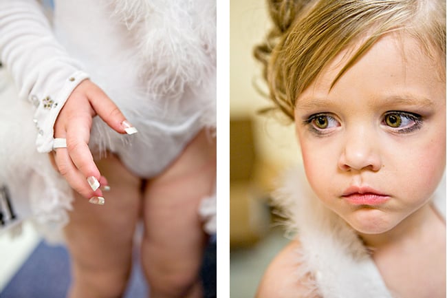 Manicured Nails and a Made-Up Face both shot by Washington-based portrait photographer Rebecca Drobis for TLC's Toddlers and Tiaras
