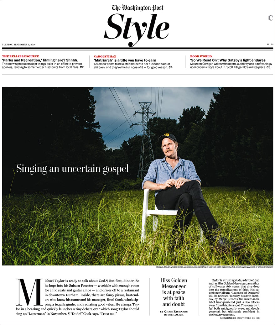 Tearsheet from Raleigh, N.C.-based commercial, advertising, editorial, and portrait photographer Bryan Regan.