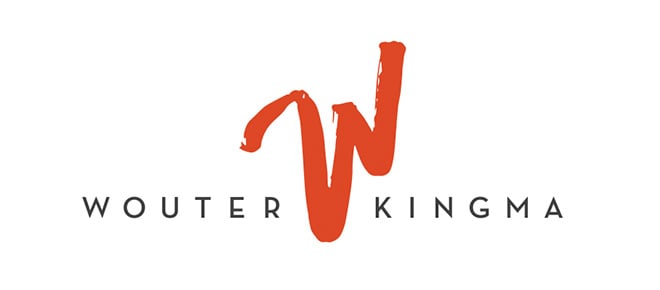 A new wordmark logo for Wouter Kingma.