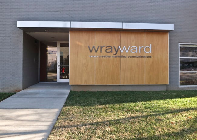 The entrance to WrayWard building