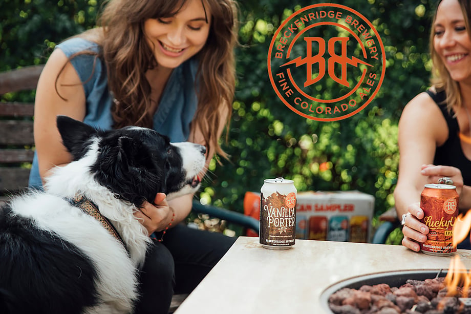 Tearsheet of Breckenridge Brewery Variety Pack campaign shot by Jayme Burrows