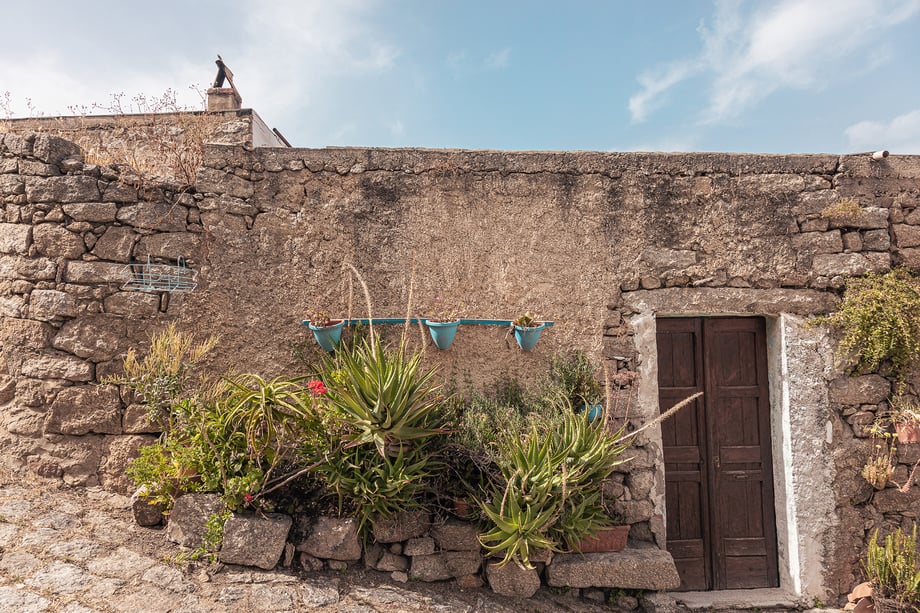 Medieval homes in Lovelle, Sardinia shot by Alberto Bernasconi for Enjoy magazine