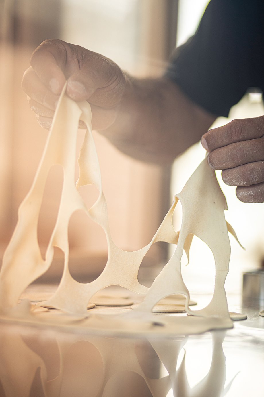 Making pasta workshop Manfredi Tedde shot by Alberto Bernasconi for Enjoy magazine