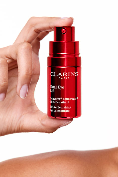 Clarins Total Eye Lift Product photographed by Andrew Day. 