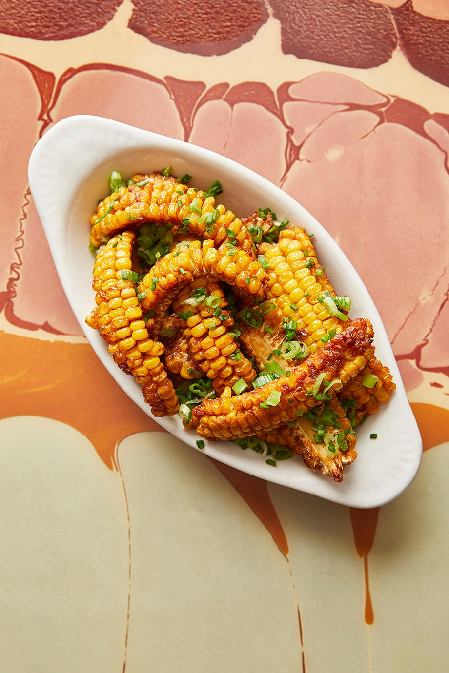 Corn dish for Atlanta magazine 13 best restaurants shot by Bailey Garrot
