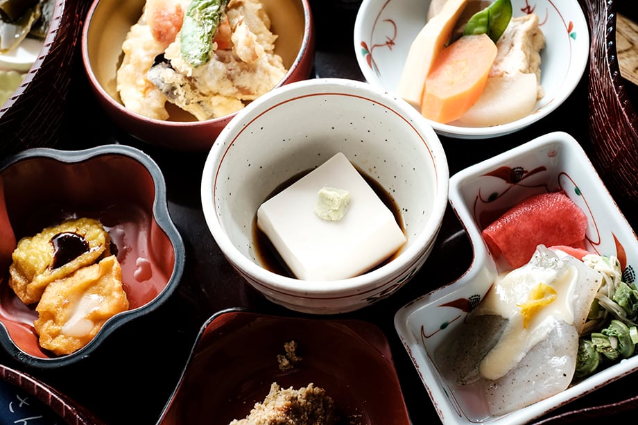 Shojinryori lunch at Sanbou restaurant in Koyasan photographed by Ben Weller.