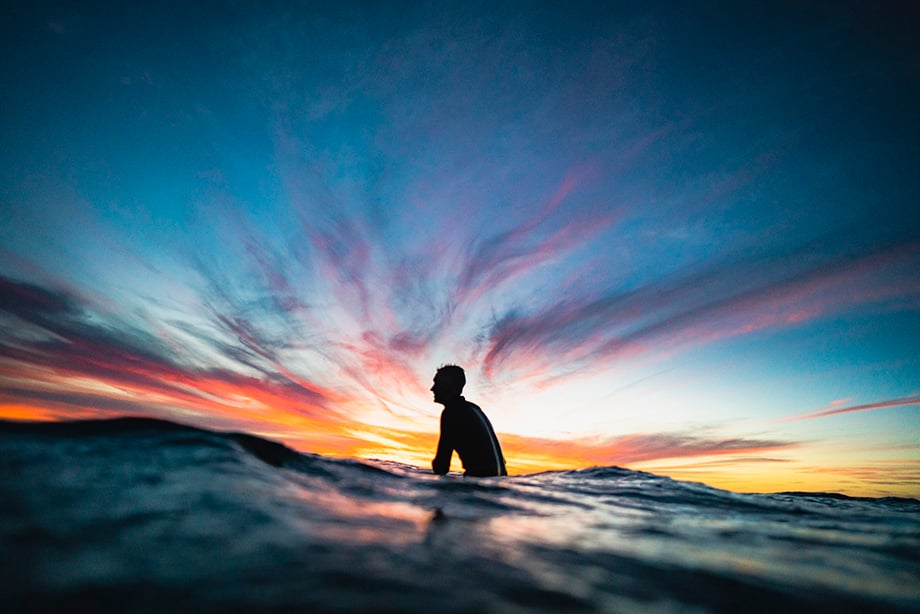 Surfing in Baja California. Photography by Dalton Johnson. 
