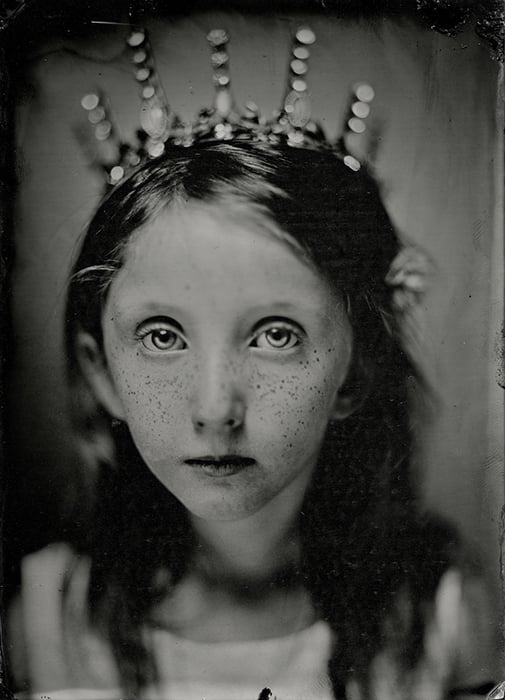 My granddaughter Breckin Martinez had this yearís birthday wet plate portrait during the pandemic. This was the first grandchild birthday during the pandemic and she didnít have a family birthday party this year. She turned six in mid-August 2020.  Wet plate collodion image by Earl RIchardson.