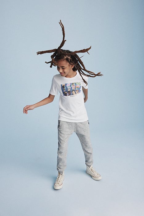 Kid dancing. Photographed by Janelle Bendycki for Abercrombie Kids. 