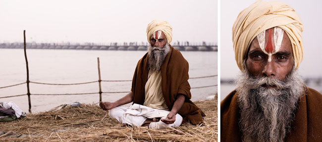 Paris-based documentary and portrait photographer Max Riché traveled to witness the Maha Kumbh Mela for his project Climate Heroes.