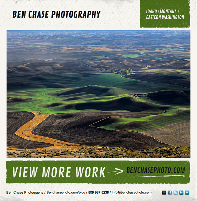 Photographer Ben Chase email promo