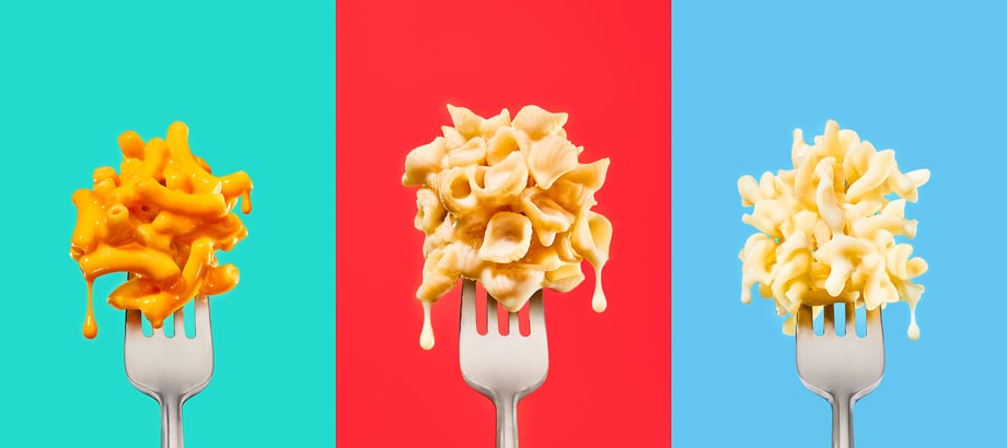 Goodles macaroni shot by Chicago-based food photographer Jason Little