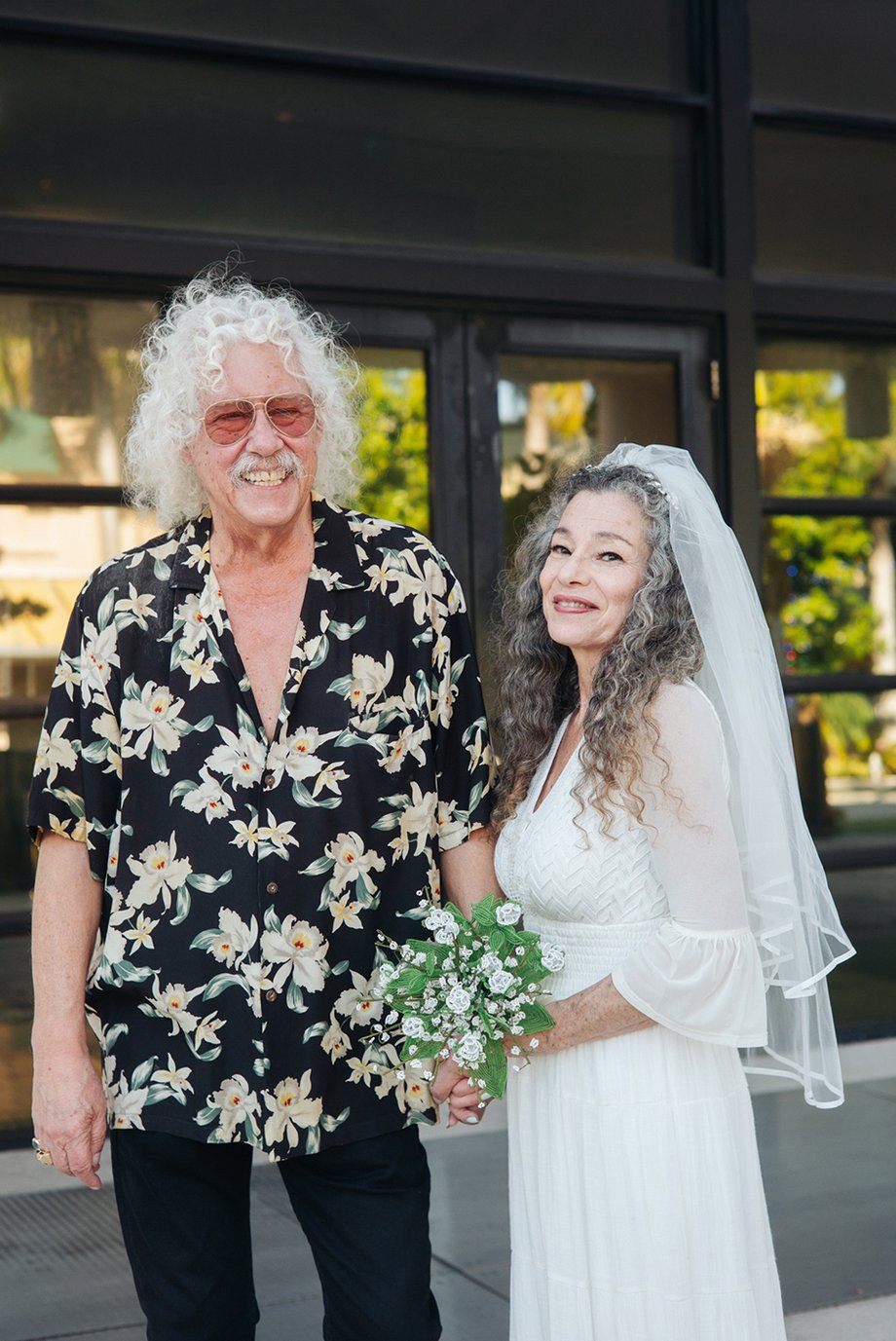 Folk Singer Arlo Guthrie and new wife Marti Ladd photographed by James Jackman for The New York Times