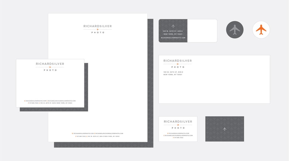 Stationery design for Richard Silver Photo