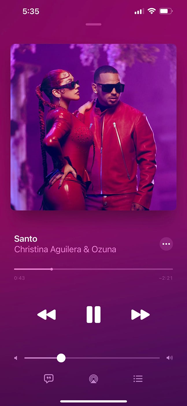 christina aguilera on set of video santo shot by zoe rain for sony music us latin 