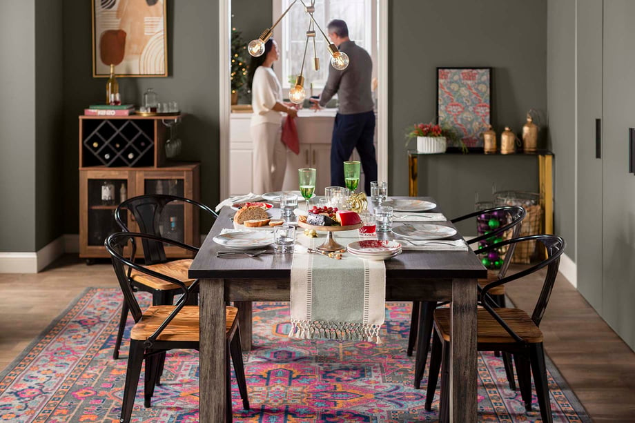 Image from Wayfair's holiday catalog shot by Amy Rose Productions