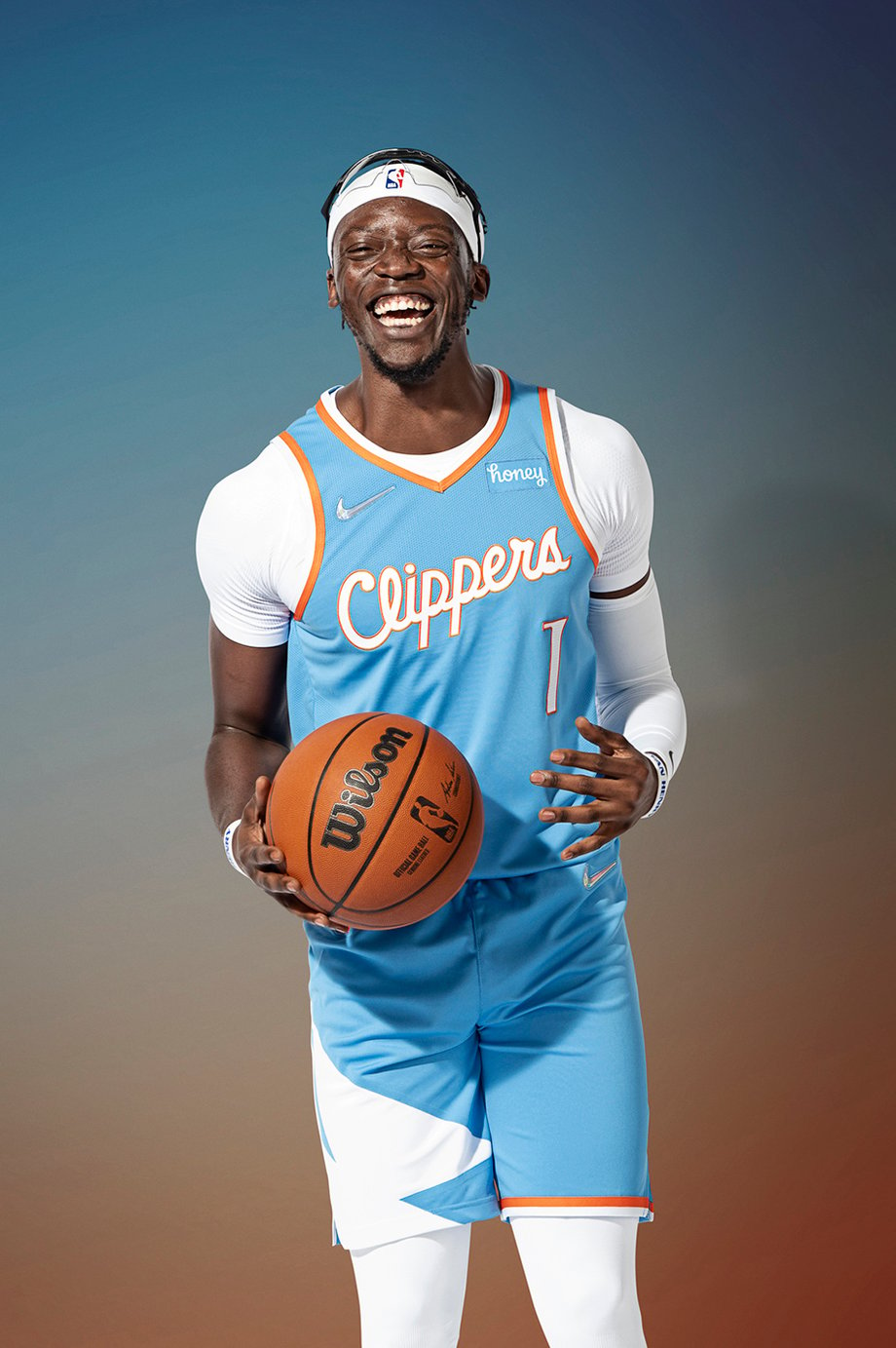 Point Guard Reggie Jackson of the LA Clippers basketball team shot by Erik Isakson
