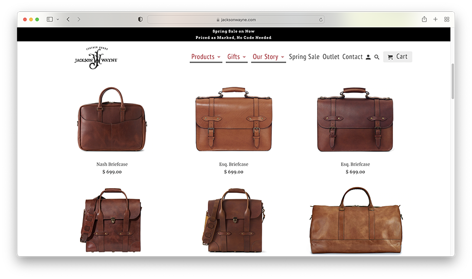 Product images for Jackson Wayne Leather Goods