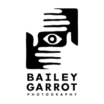 Bailey Garrot's logo shows framing hands around an eye
