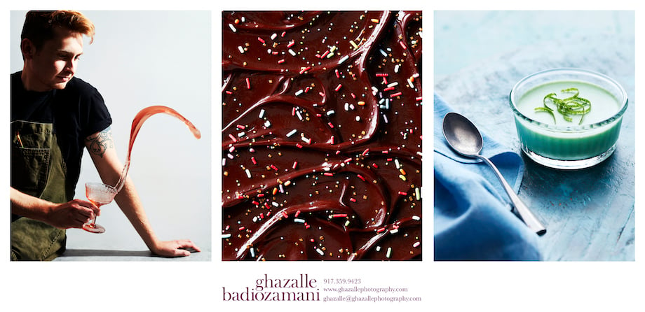 Brooklyn, N.Y.-based photographer Ghazalle Badiozamani's food imagery for campaign sent to agencies.