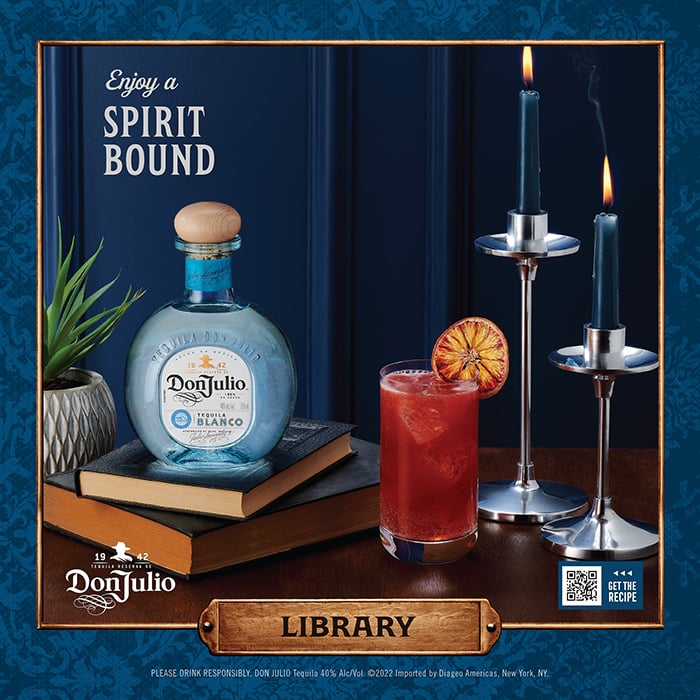 Don Julio for halloween in-store display shot by Amy Roth.